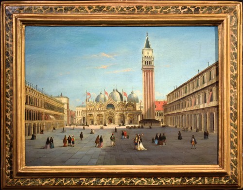 Venice, Piazza San Marco,  Venetian school - 2nd half of the 18th century